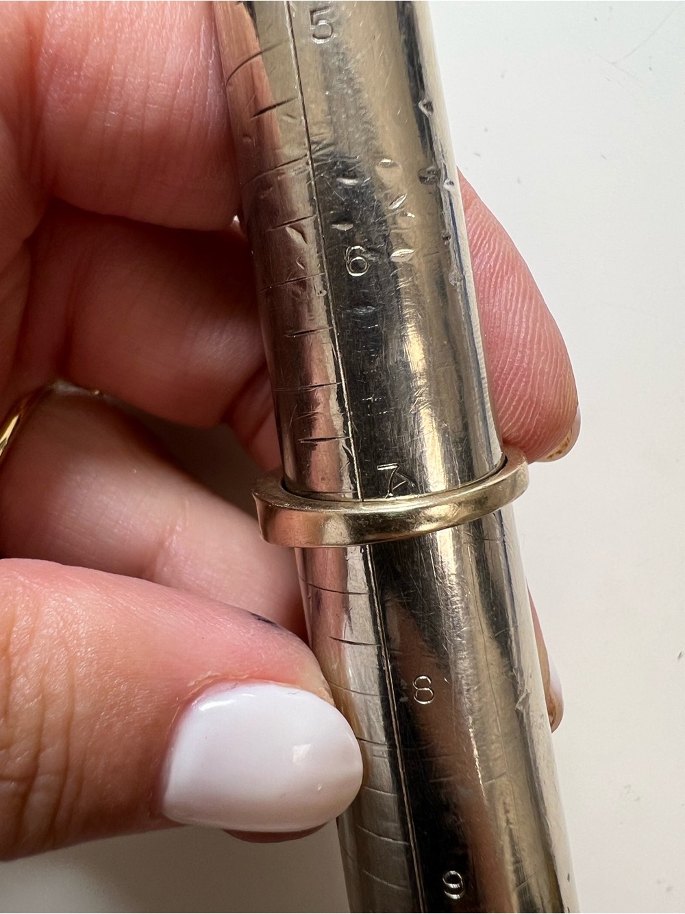 14K Gold Classic Channel-Set Natural Diamond Band - Picture 3 of 16